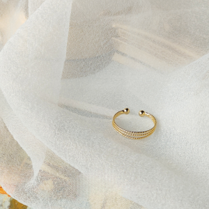 Triple Twisted Lace Ring